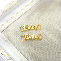 Personalized Custom Name Shoelace Shoe Buckle Jewelry Accessories