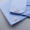 Luxury Personalized Custom Lettered Cufflinks