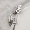 Luxury Personalized Custom Lettered Cufflinks