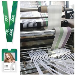 50 Pieces/Lot Custom Printed Lanyard For Keys, Badges & Staff Cards Full Color Personalized Printing Company Logo & Name