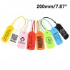 100 Pieces Custom Clothing Tags Personalized Logo/Text Plastic Security Labels