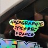 Build Your Own Custom Holographic UV Printing Stickers/Labels Die Cut Hologram PVC Durable Stickers