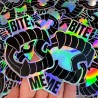 Build Your Own Custom Holographic UV Printing Stickers/Labels Die Cut Hologram PVC Durable Stickers