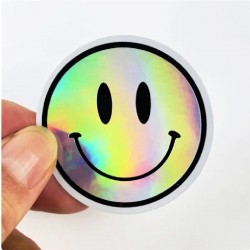 Build Your Own Custom Holographic UV Printing Stickers/Labels Die Cut Hologram PVC Durable Stickers