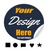 Build Your Own Custom Holographic UV Printing Stickers/Labels Die Cut Hologram PVC Durable Stickers