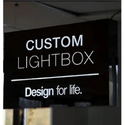 Custom LED Acrylic Light for Business Advertising Company Logo Personalized Signage