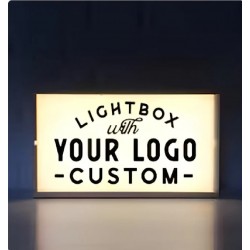 Custom LED Acrylic Light for Business Advertising Company Logo Personalized Signage