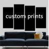 4 Panel Wall Art Canvas Painting Custom Photos & Pictures Customized Posters and Prints for Home or Office