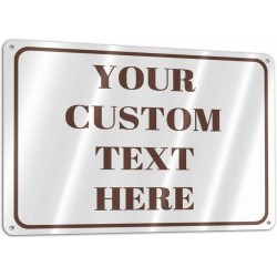 Custom Printed Metal Signs...