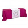 Digital Print Custom Table Runner with Your Personalized Text & Logo