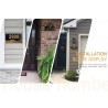 Personalized Vintage Address Plaque with Custom Addresses Including Street Name for Homes, Apartments, Businesses & Mailboxes