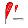 Custom Printing Feather Teardrop Flags Flagpoles And Banners With Base for Advertising & Promotions