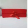 Customized Cardboard Folding Box Bow Gift Box Magnetic Flip Box Packaging