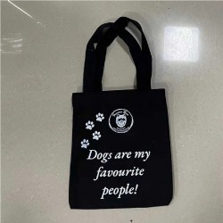 Promotional Personalized Canvas Bags Printed with logo 100pcs/lot Reusable Shopping Cotton Tote Bags Custom Logo Wholesale