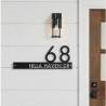 Acrylic Door Signs Letters & Number Custom Modern House Number & Address Signs