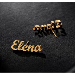 1 Pair Custom Name Personalized Earring Jewelry