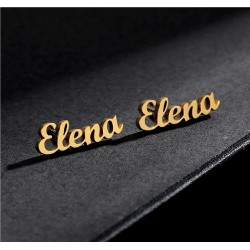 1 Pair Custom Name Personalized Earring Jewelry