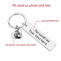 Personalized Key Chain with Customized Photo Jewelry Accessories