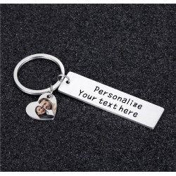 Personalized Key Chain with Customized Photo Jewelry Accessories