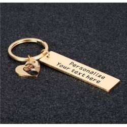 Personalized Key Chain with Customized Photo Jewelry Accessories