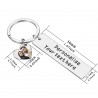 Personalized Key Chain with Customized Photo Jewelry Accessories