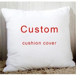 Custom Printed Cushion Cover With Your Favorite Picture or Text Logo Images for Beds, Chairs & Sofas