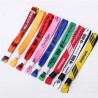 100 Pieces Cloth Event Colored Wristbands with Custom Logo & Text for Weddings, Parties etc