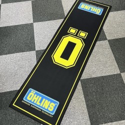 Cool Anti-Slip Display Racing Motorcycle Parking Carpet Floor Mat