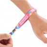 100 Pieces Cloth Event Colored Wristbands with Custom Logo & Text for Weddings, Parties etc