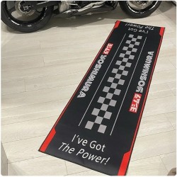 Cool Anti-Slip Display Racing Motorcycle Parking Carpet Floor Mat