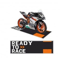 Cool Anti-Slip Display Racing Motorcycle Parking Carpet Floor Mat