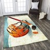 Personalized Custom Printed Rectangle Hockey Rug  3D Printed Floor Mat