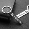 Personalized Engraved Scannable Spotify Song Code Key Ring Chain Key Holder