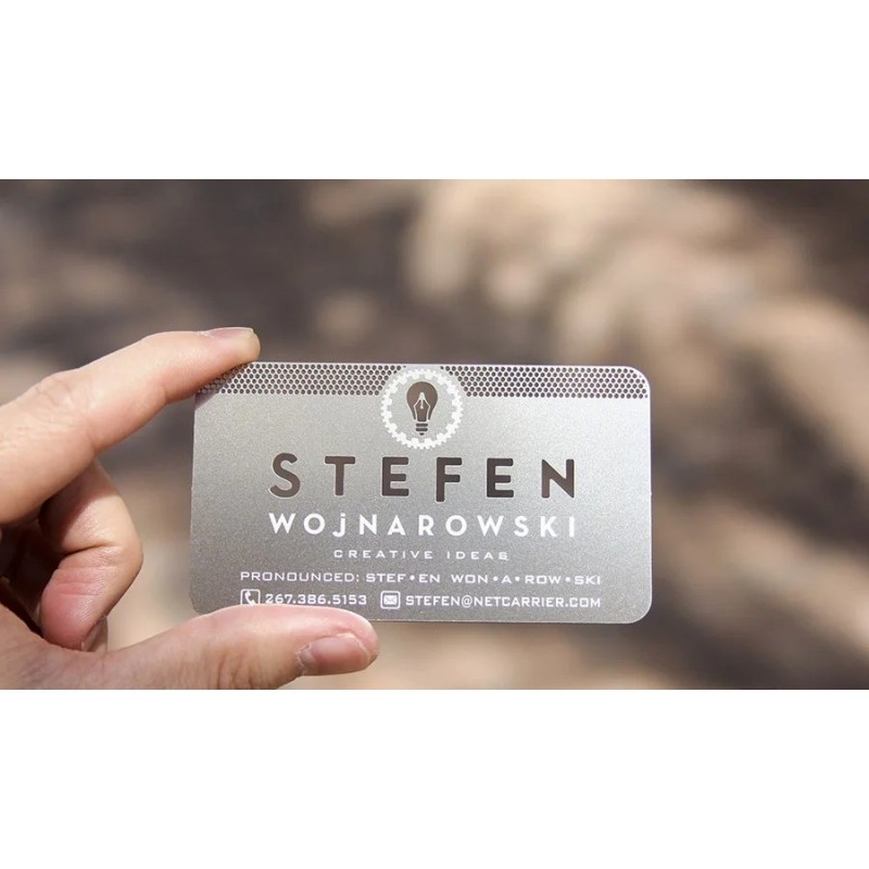 Customized Personalized Stainless Steel Business Cards