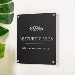 Professional Custom Acrylic UV Printed Logo Business Signage Plaques