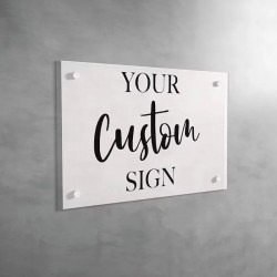 Professional Custom Acrylic UV Printed Logo Business Signage Plaques