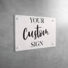 Professional Custom Acrylic UV Printed Logo Business Signage Plaques