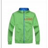 Casual High-Quality Stand-Up Collar & Zipper Jacket with Custom Printed Logo