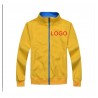 Casual High-Quality Stand-Up Collar & Zipper Jacket with Custom Printed Logo