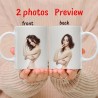 Personalized Any Image/Photo Or Text Printed Mugs - Heat Activated Color Changing Mugs