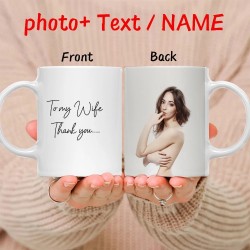 Personalized Any Image/Photo Or Text Printed Mugs - Heat Activated Color Changing Mugs