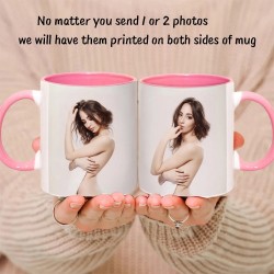 Personalized Any Image/Photo Or Text Printed Mugs - Heat Activated Color Changing Mugs