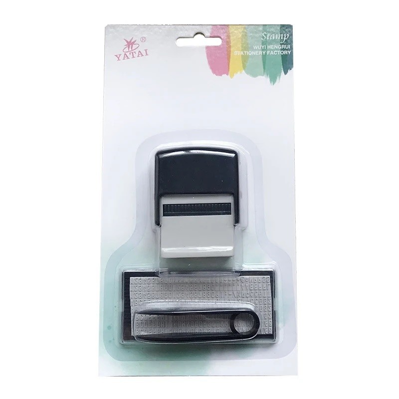 Custom Personalized Rubber Self Inking Stamp Kit