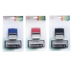 Custom Personalized Rubber Self Inking Stamp Kit