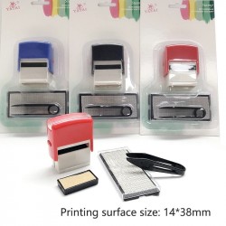 Custom Personalized Rubber Self Inking Stamp Kit