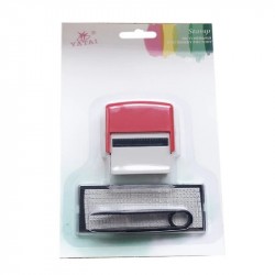 Custom Personalized Rubber Self Inking Stamp Kit