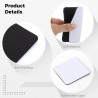 100 Pieces Square Blank Non-Slip DIY Cup Coasters - DIY Sublimation Transfer Heat Press Printing Crafts