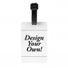 Customize Your Design Luggage Tag for Suitcases, Nags & Hand Luggage - Customized Logo Printed Privacy Cover Name ID Card