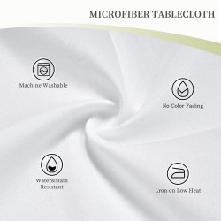 Rectangular Waterproof Oil-Proof Tablecloth with Your Custom Text & Logo Printed