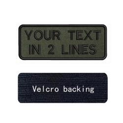 10 X 4 CM Custom Text...